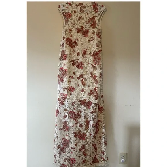 Free People Lilly Lace Maxi Dress Size XS - Picture 5 of 7